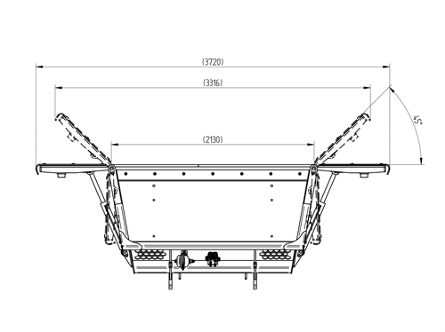 Stora BM Klaffskopa#1700L, 2200mm
